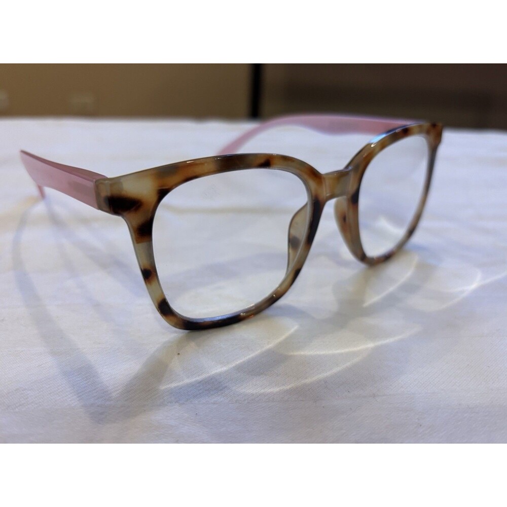 E-specs PR20989 Milky Demi Blush Tortoise Reading Glasses +1.25 - +2.50 Frames - Picture 3 of 7